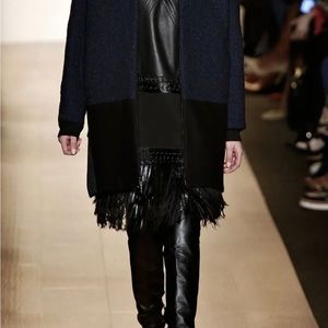 BCBG Max Zaria Runway Jema Fringe dress New/Never worn size M